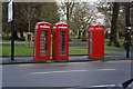 Telephone boxes on Clarendon Avenue