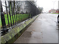 Rivet bench mark in Long Moor Lane, Fazakerley