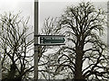 TL3057 : Bridleway sign on Gransden Road by Geographer