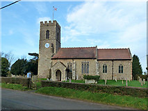 TM1698 : Wreningham church by Robin Webster