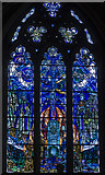 TQ9017 : Air and Fire window, Winchelsea church by Julian P Guffogg