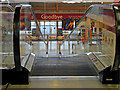 A moving walkway at Tesco Extra, Taw Vale, Barnstaple