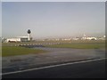 Control tower from the runway