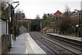 End of platform, Thatto Heath railway station