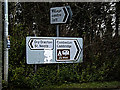TL3759 : Roadsigns on St.Neots Road by Geographer