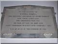 St John the Baptist, Northwood: memorial (15)