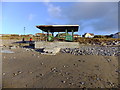 Storm damaged shelter Deganwy Promenade (2)