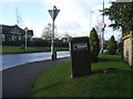 Old direction sign, Slaid Hill