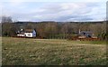 NH5041 : Fields and houses, by Post Office Brae by Craig Wallace