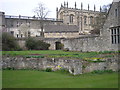 Memorial garden and Christ Church, Oxford