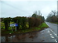 Looking north on Gosport Road from the junction with Kitcombe Lane