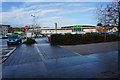 Asda and parking area