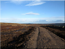 NY9147 : Estate road on Nookton Fell by Trevor Littlewood