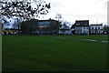 Cricket Green, Mitcham: the police station across the green