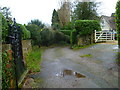 Footpath going west from Sutton