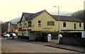 Bus shelter outside The Colliers, Efail Fach