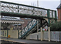 Hale - station footbridge