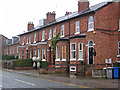 Hale - houses on north side of Ashley Road