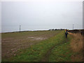 Field path near Brada Quarry