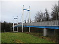 Footbridge over the A73