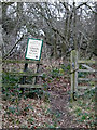 Entrance to Church Farm Nature Reserve