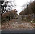 Access road to the railway near Felin Fran bridge, Swansea