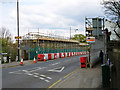 Scaffolding on bridge BML1- 2/25, Wimbledon