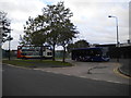 SJ7190 : Oak Road bus turning circle, Partington by Richard Vince
