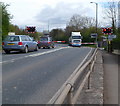 Barriers down at Mill Street level crossing in Leominster