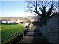 Steps and view from St Michael