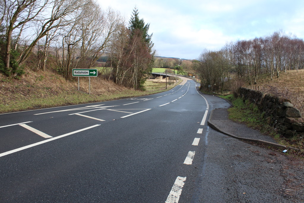 A76 To Dumfries Near Guildhall Bridge © Billy Mccrorie Cc By Sa20