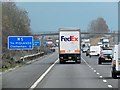 SO8818 : Northbound M5 after Junction 11A (Gloucester) by David Dixon