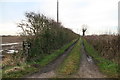 Farm track opposite North Field Farm