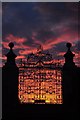 NC8500 : Elegant Wrought Iron Gates at Dunrobin Castle Gardens by Andrew Tryon