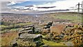 North West from Wharncliffe Crags