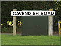 Cavendish Road sign