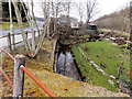 Nant Cynffig near Fountain level crossing