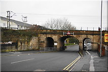 SD5230 : Railway bridge over Fylde Road by Bill Boaden