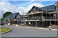 Swedish energy saving houses being built in Llangynidr