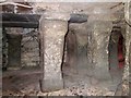 SJ4066 : Roman Hypocaust in the cellar of 39 Bridge Street (Spudulike), Chester by Jeff Buck