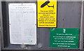 ST3087 : Noticeboard at an entrance to Belle Vue Park, Newport by Jaggery