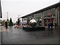 Christmas shoppers at The Outlet Shopping Centre, Banbridge