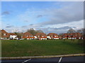 Looking from the village shop across to Bramley Close