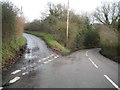 Little Hadham: New Road junction with the road between the Hadhams