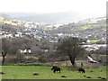 View down the Aber Valley