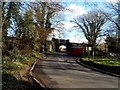 Railway bridge near Napsbury Lane