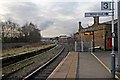 End of platform 3, Earlestown railway station