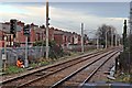 Installing a new signal, Earlestown railway station