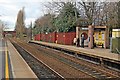 Looking west, Whiston railway station