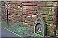 Commemorative stone, Hough Green railway station